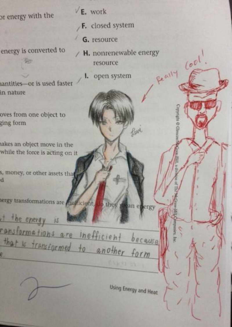 Kids Drew All Over Their Homework, and So Their Teacher Drew Back