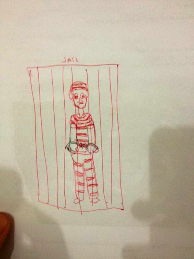 Kids Drew All Over Their Homework, and So Their Teacher Drew Back
